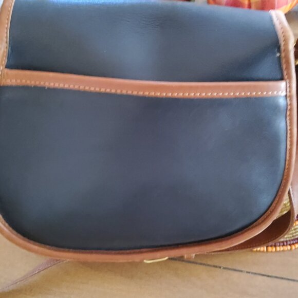 Coach Vintage Spectator Saddle Bag in Black and Tabac Trim - Picture 6 of 10